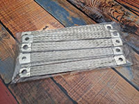 10 Pieces x 25 Square Millimeter (mm²) Cross Section and 220 Millimeter (mm) Total Length Braided Ground Strap Kit