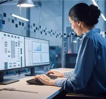 Icon for security and data transformation sector